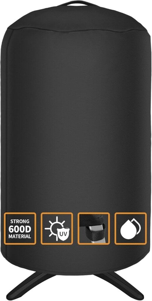 NEXCOVER Round Grill Cover | 19.5” Dia by 32”H BBQ Cover, Dome Smoker Cover, Fade UV Resistant Barbecue Cover,Waterproof Heavy Duty Barbeque Cover,Compatible for George Foreman Gfo3320 Gfo240 Grills NEXCOVER Round Grill Cover | 19.5” Dia by 32”H BBQ Cover, Dome Smoker Cover, Fade UV Resistant Barbecue Cover,Waterproof Heavy Duty Barbeque Cover,Compatible for George Foreman Gfo3320 Gfo240 Grills