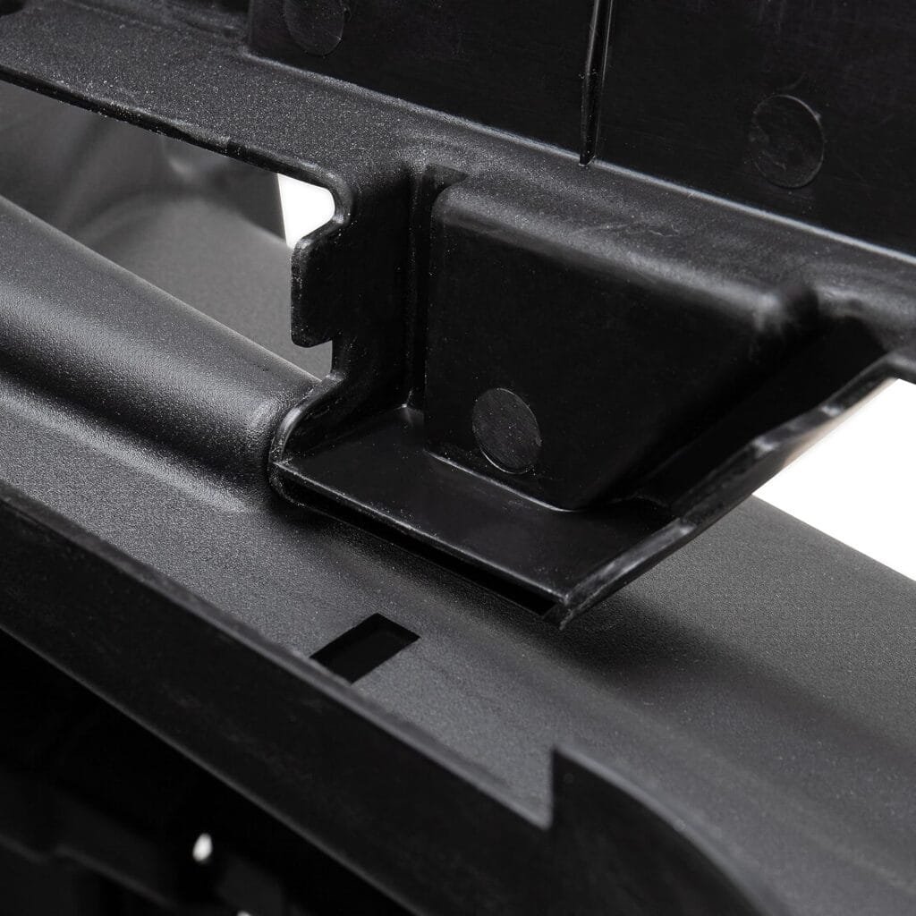 Camco Camper/RV Dual Propane Tank Cover | Features Hinged Top Panel  Custom Molded Design | Fits (2) 30lb Steel Tanks | Protects Propane Tanks During Travel, Camping and More | Black (50514)