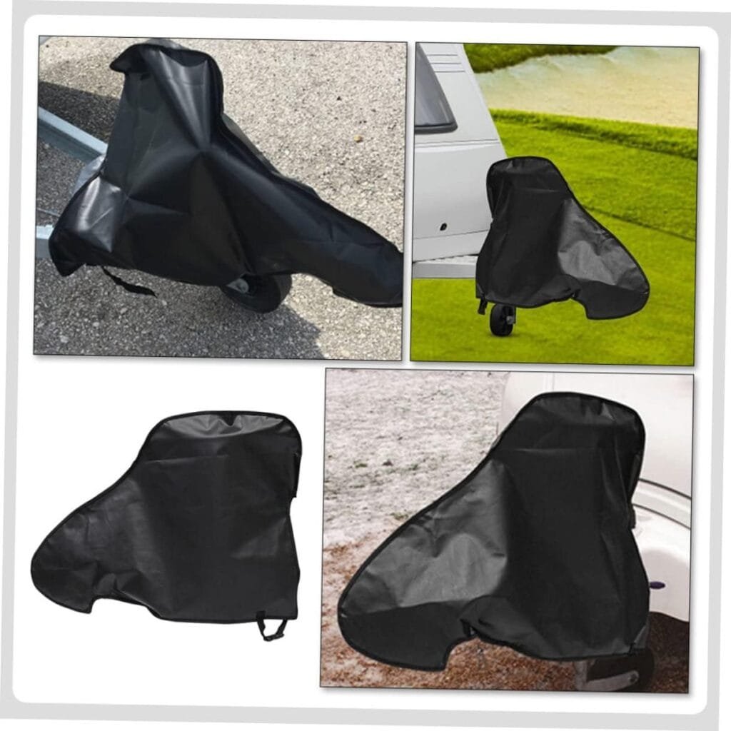GLEAVI Professional Tow Hitch Cover Durable Oxford Cloth Protective Shade for Rvs and Trailers Windproof Dustproof Easy Installation with Buckles