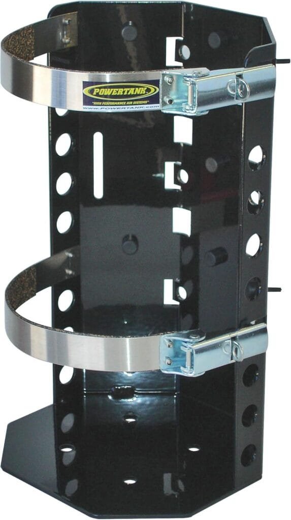 Power Tank BKT-2282-BK Black Power Bracket for 10lb./15 lb. CO2 Tank