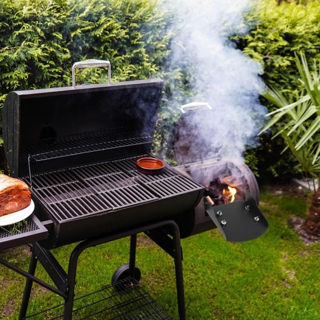 Yardwe Chute Auxiliary Accessories, Iron BBQ Grill Machine Tool Metal Pellets Slide Groove Pellets Chute Grill Machine Part Groove