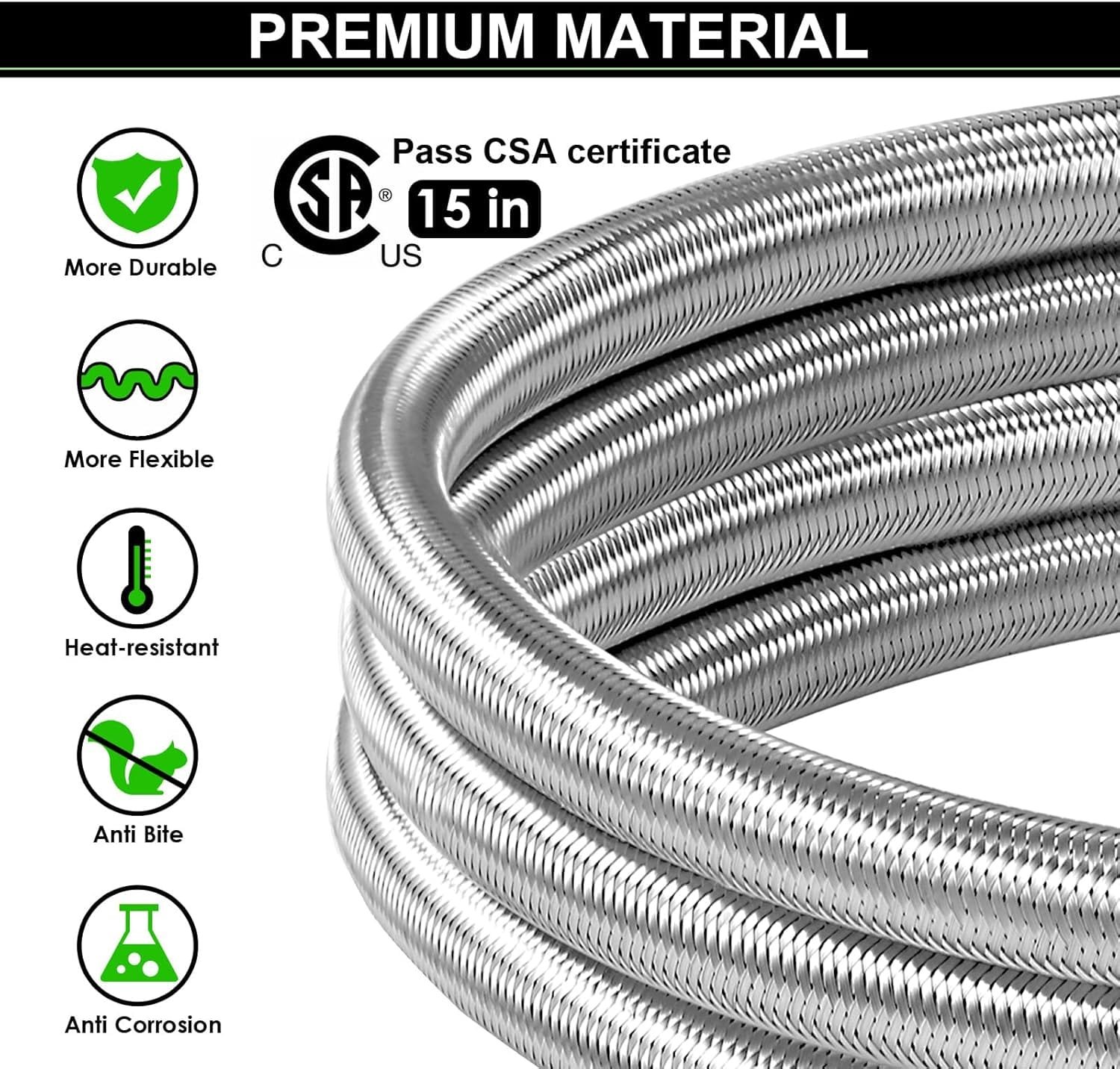 2 PCS RV Propane Hose with Gauge Review