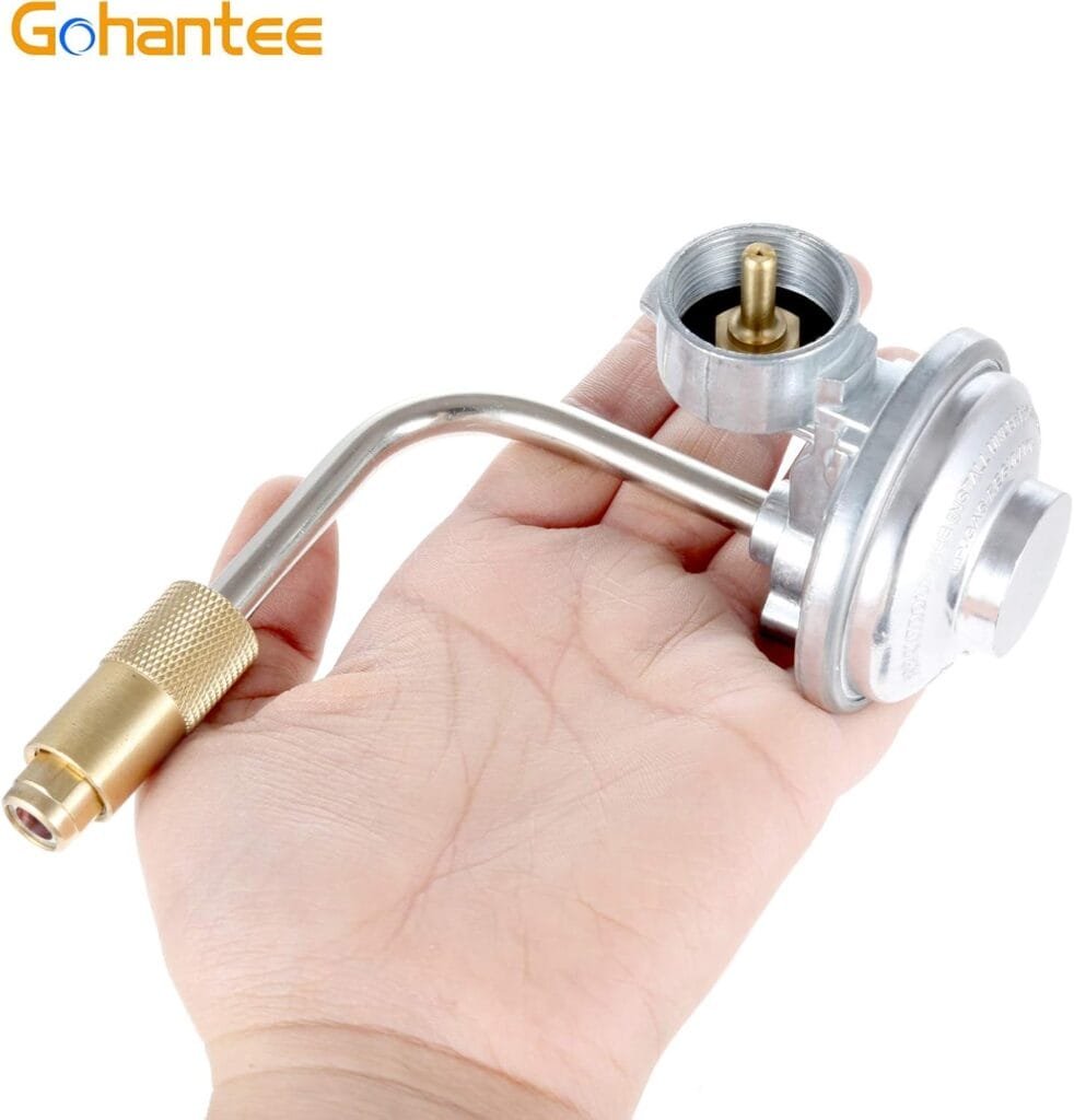 gohantee Propane Regulator Replacement for Blackstone，17 and 22 Tabletop Griddle Grill, Gas Grill Regulator for Pit BOSS Griddles Low Pressure 1lb Propane Regulator