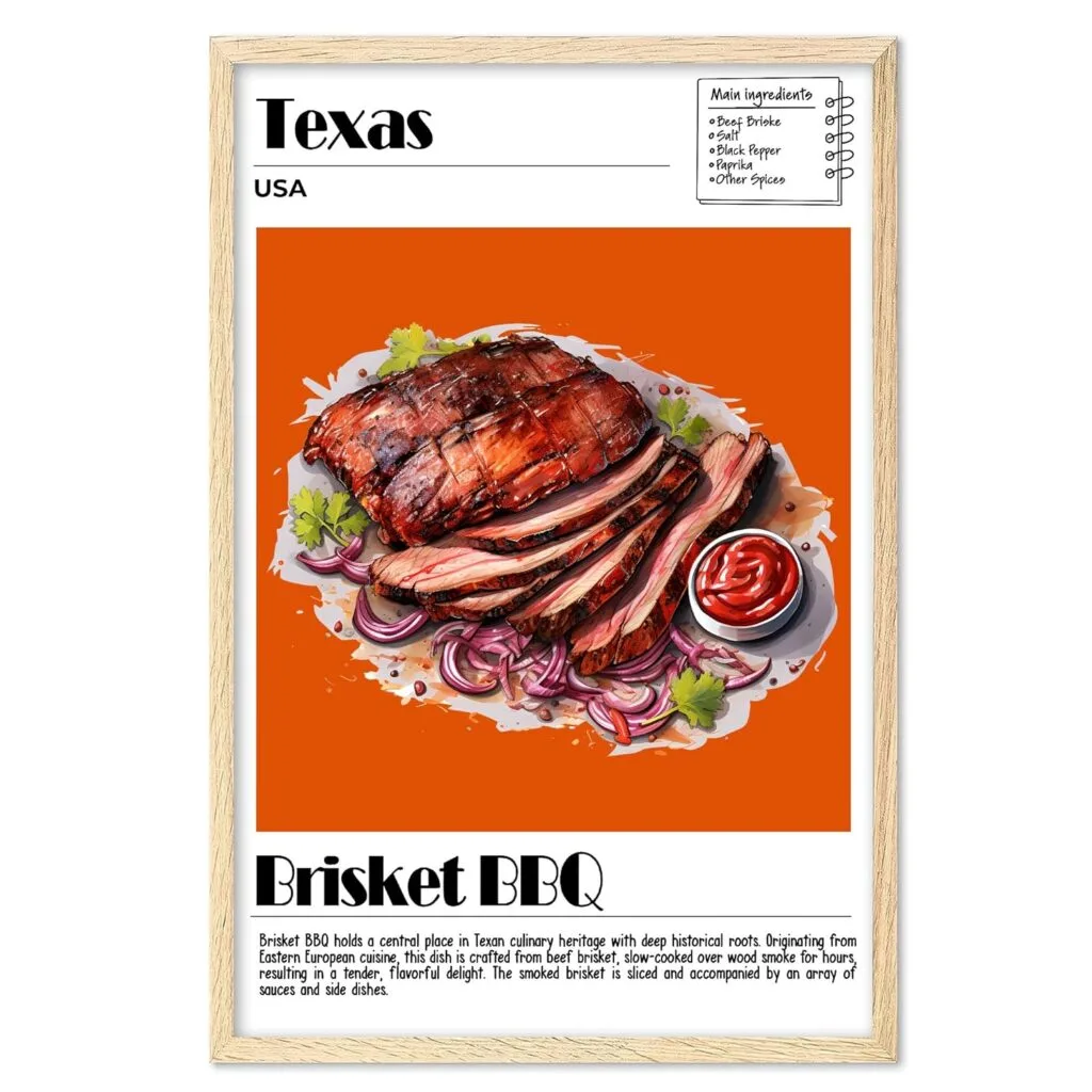 Brisket BBQ Poster, Food Wall Art, USA Food Print, Modern Kitchen Wall Art, Chef Poster, Kitchen Poster, Brisket BBQ Recipe, Texas, Kitchen Posters Wall Decor (Unframed) Brisket BBQ Poster, Food Wall Art, USA Food Print, Modern Kitchen Wall Art, Chef Poster, Kitchen Poster, Brisket BBQ Recipe, Texas, Kitchen Posters Wall Decor (Unframed)