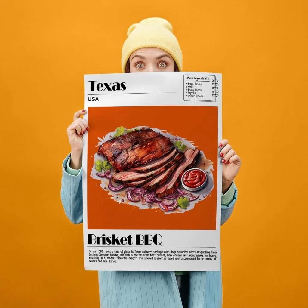 Brisket BBQ Poster, Food Wall Art, USA Food Print, Modern Kitchen Wall Art, Chef Poster, Kitchen Poster, Brisket BBQ Recipe, Texas, Kitchen Posters Wall Decor (Unframed) Brisket BBQ Poster, Food Wall Art, USA Food Print, Modern Kitchen Wall Art, Chef Poster, Kitchen Poster, Brisket BBQ Recipe, Texas, Kitchen Posters Wall Decor (Unframed)