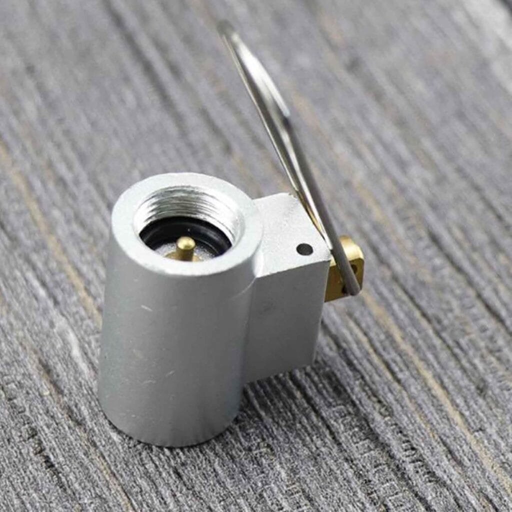 Gas Adapter Propane Refill Adapter Gas Tank Adapter Gas Tank Filler Valve Adapter Camping Stove Filler Valve（2Pcs）