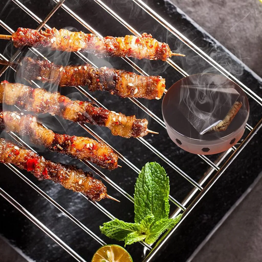 BBQ SMOKER BOX STEEL STAINLESS BBQ smoker box for GRILL Grilling Accessories for Barbecue Meat Smoking BBQ SMOKER BOX STEEL STAINLESS BBQ smoker box for GRILL Grilling Accessories for Barbecue Meat Smoking