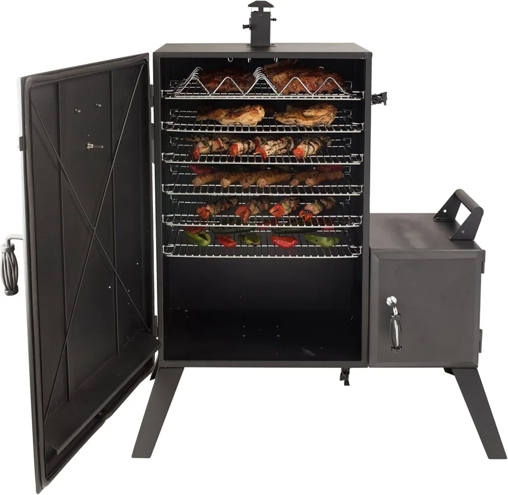 Dyna-Glo DGO1890BDC-D Wide Body Vertical Offset Charcoal Smoker,Black Dyna-Glo DGO1890BDC-D Wide Body Vertical Offset Charcoal Smoker,Black