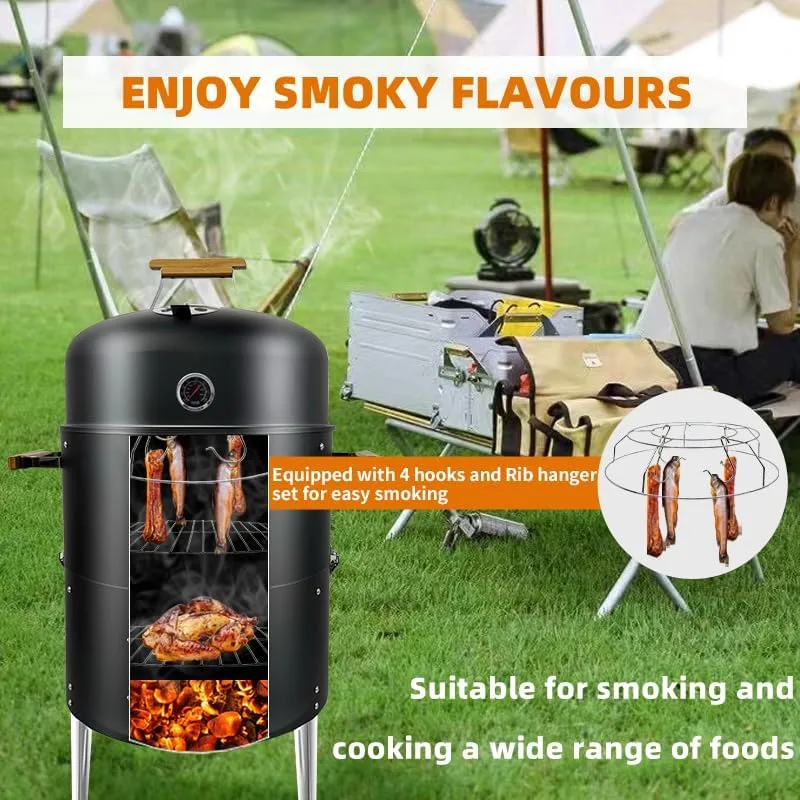 Joyagrill 17-1/2\” 3-IN-1 Smoke Grill Review