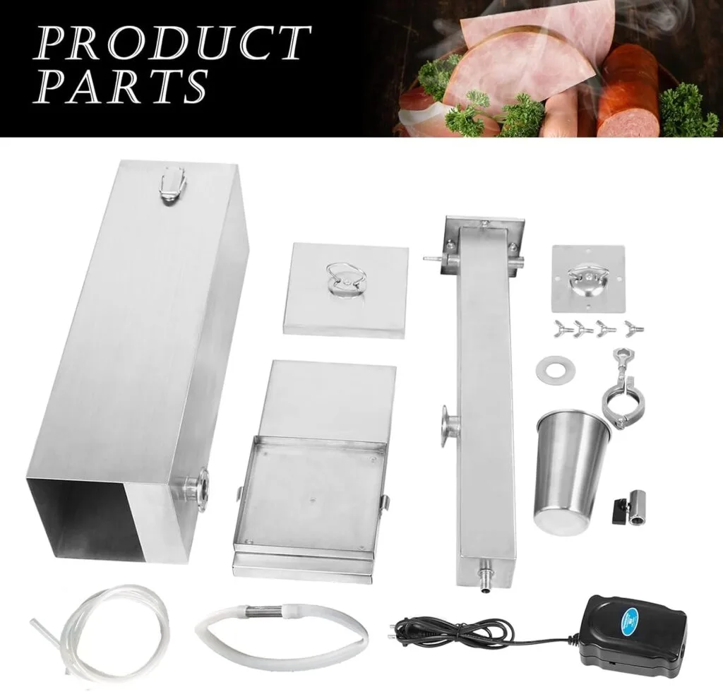 Marada Cold Smoke Generator Works with Any Outside BBQ Grill Hot or Cold Electric Smoker Pellet Accessory Add Natural Smoky Flavor to Meat Vegetable Electric Smoke Maker Marada Cold Smoke Generator Works with Any Outside BBQ Grill Hot or Cold Electric Smoker Pellet Accessory Add Natural Smoky Flavor to Meat Vegetable Electric Smoke Maker
