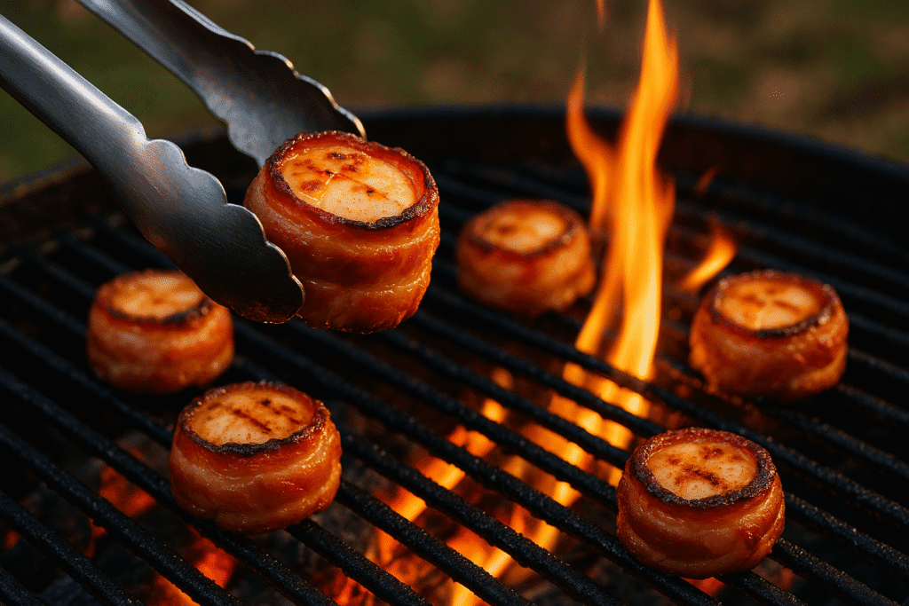 What Tools Should I Have For Grilling Bacon-wrapped Scallops?