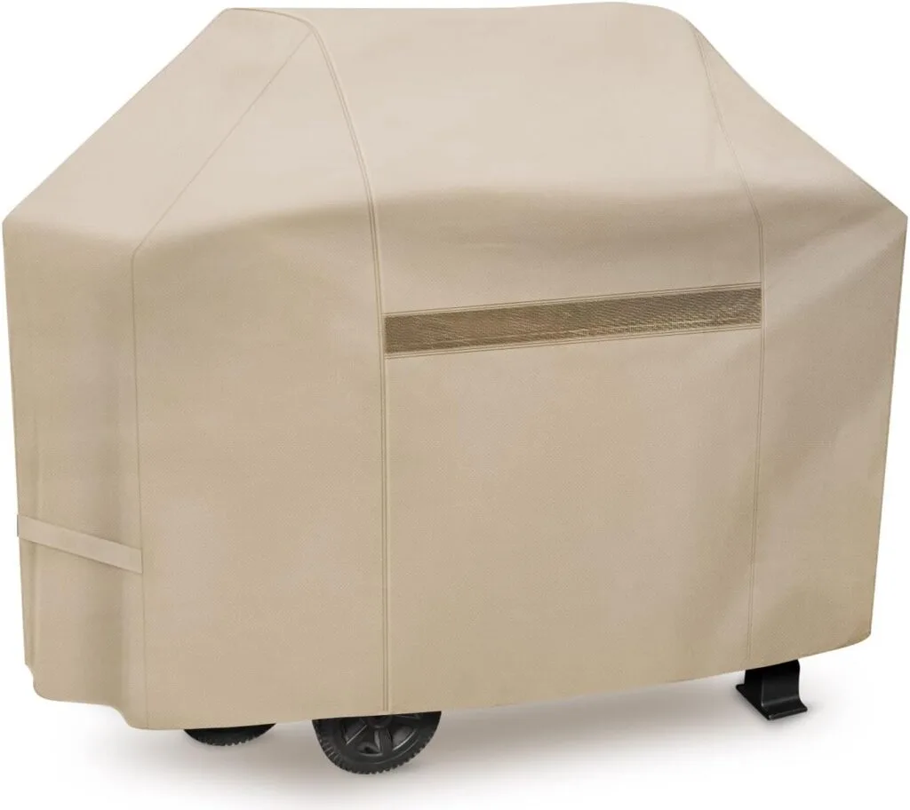 iCOVER 82in Grill Cover 600D Heavy-Duty Waterproof Patio Outdoor Canvas BBQ Barbecue Smoker/Grill Cover for Weber Char-Broil Brinkmann Holland and JennAir