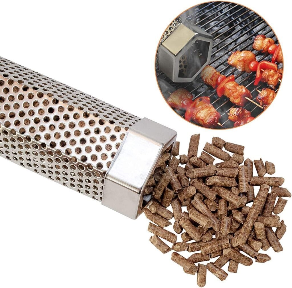 Pellet Smoker Tube 6inch Smoke Tube - Stainless Steel Wood Tube - Suitable for Any Grill or Smoker - Adds Delicious Wood Smoke Flavor on Your Barbecue Food (6 inch) Pellet Smoker Tube 6inch Smoke Tube - Stainless Steel Wood Tube - Suitable for Any Grill or Smoker - Adds Delicious Wood Smoke Flavor on Your Barbecue Food (6 inch)